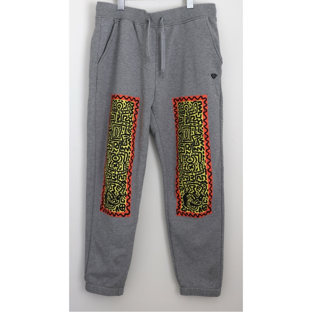 Diamond Supply Co x Disney Mickey Mouse x Keith Haring Sweatpants